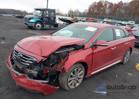 2017 Hyundai Sonata Limited from USA, damaged, VIN 5NPE34AF7HH457992